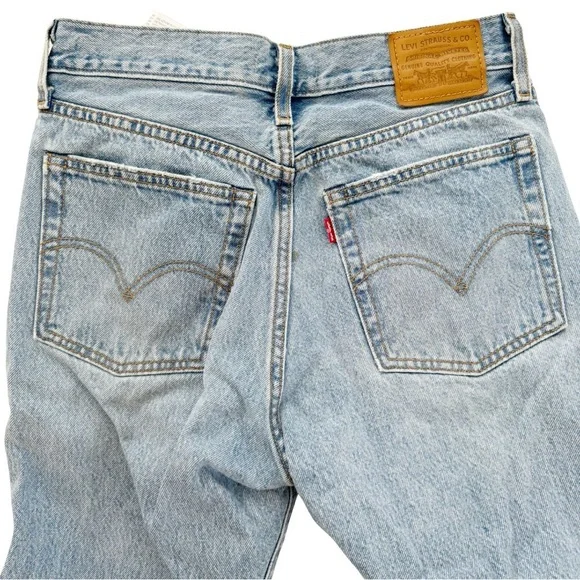 Levi’s 501 Wedgie Straight Leg Jeans Distressed - Picture 9 of 12
